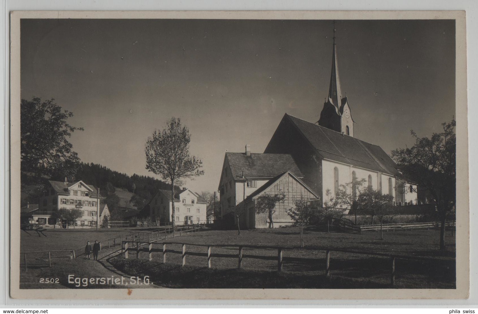 Eggersriet - Dorfpartie Mit Kirche - Animee - Eggersriet