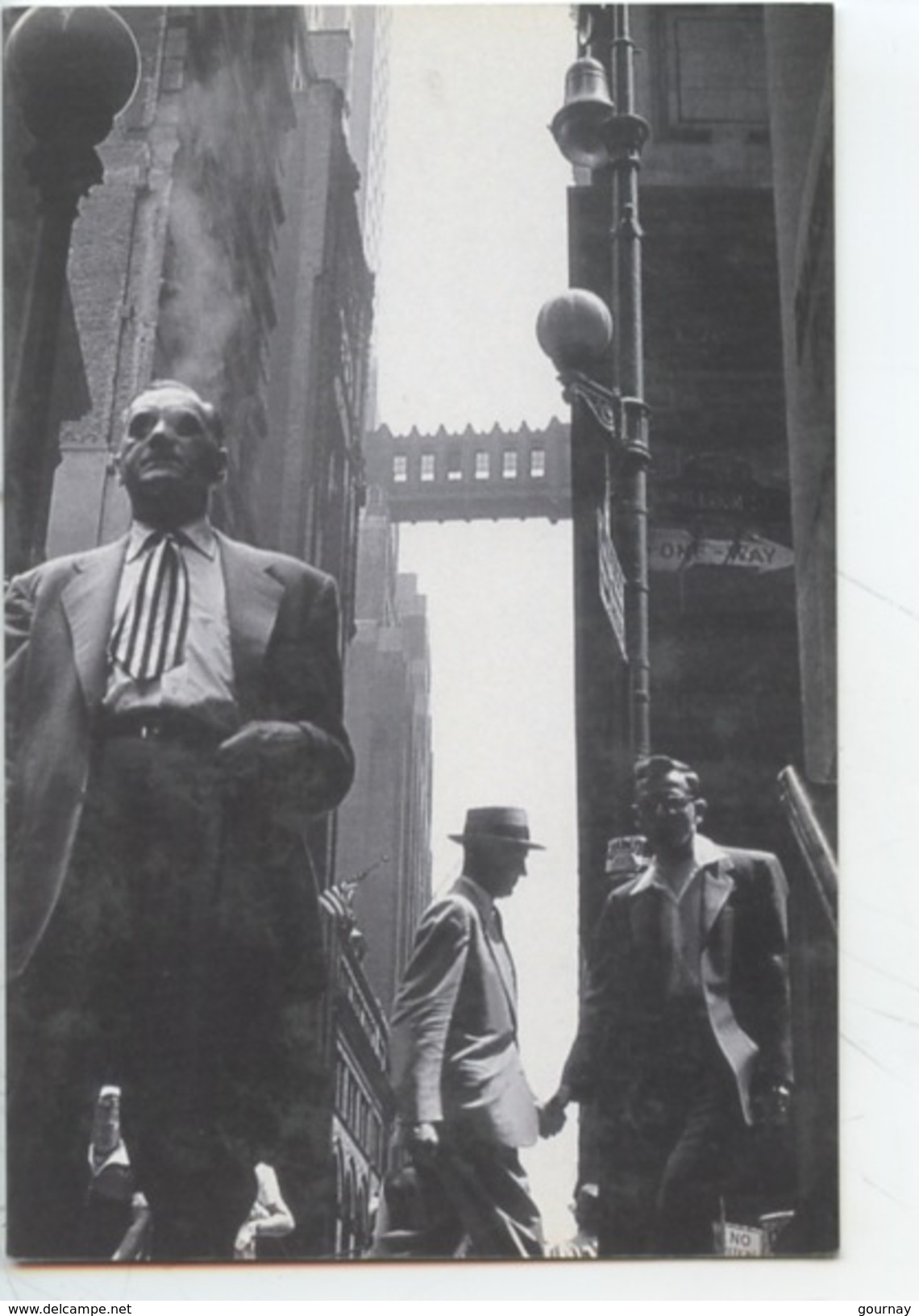 Léonard Freed Photographe :  Wall Street 1956 (expo 2002 Des Hommes Dans La Ville Le Havre) Cp Vierge - Wall Street