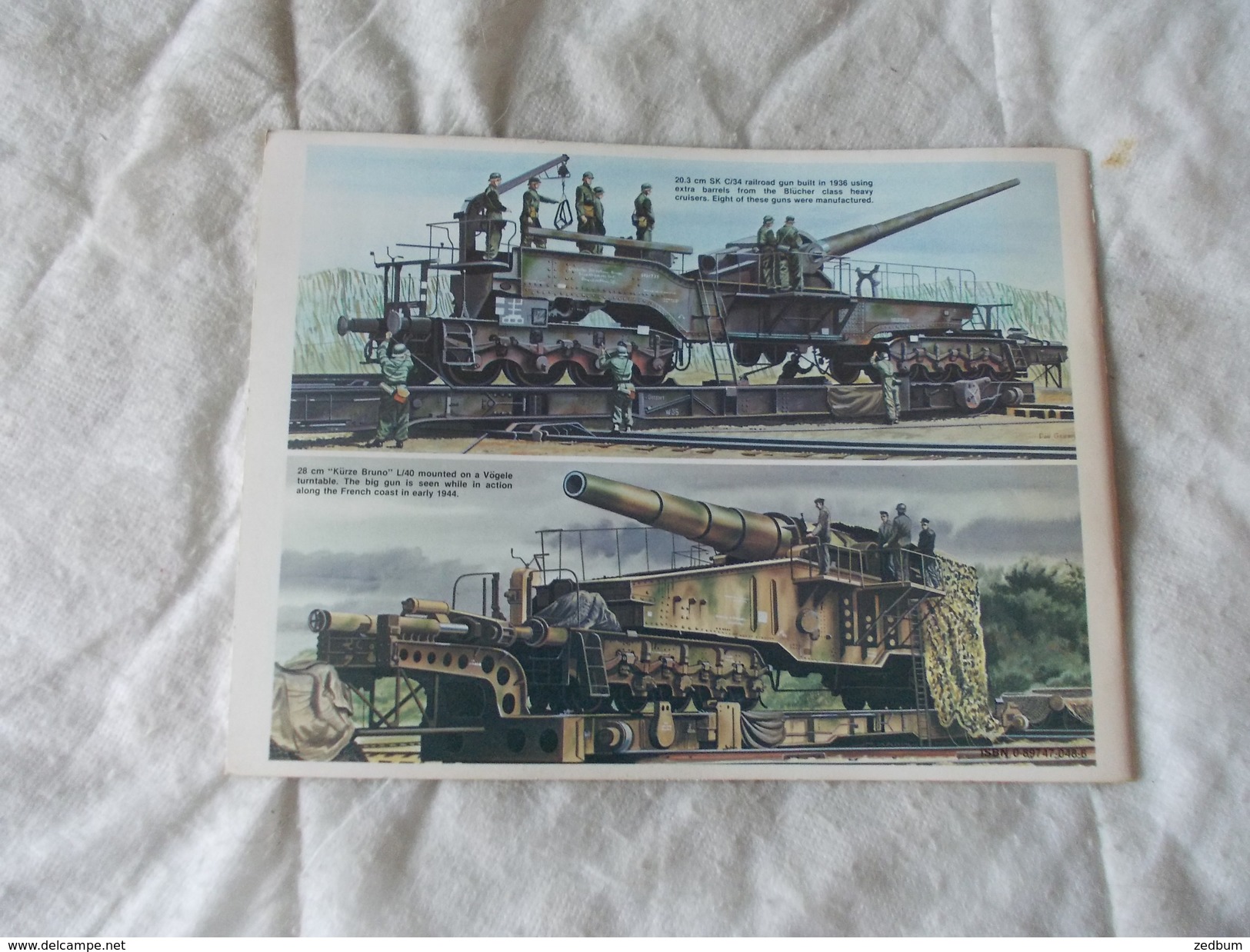 German Railroad Guns In Action  Train De Guerre - Themengebiet Sammeln