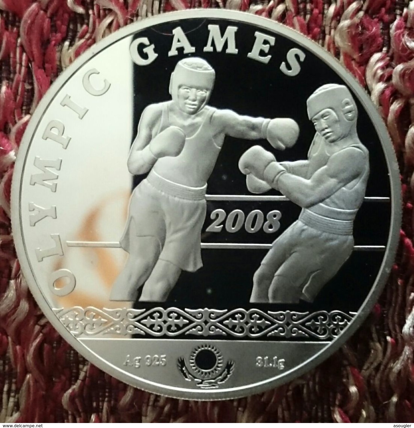 KAZAKHSTAN 100 TENGE 2006 SILVER PROOF "OLYMPIC GAMES CHINA 2008" - Kazakistan