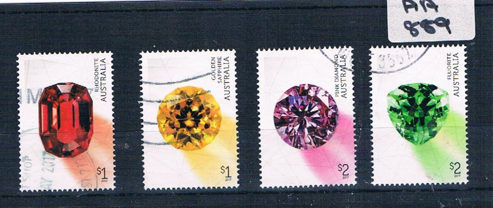 Australia 2017 Gemstone's 4val Sheet F/u AA889 - Used Stamps