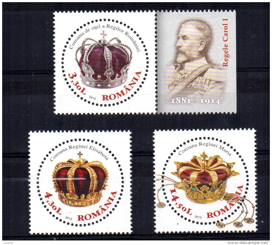 Romania - 2013 - Crowns Of Romania - MNH - Neufs