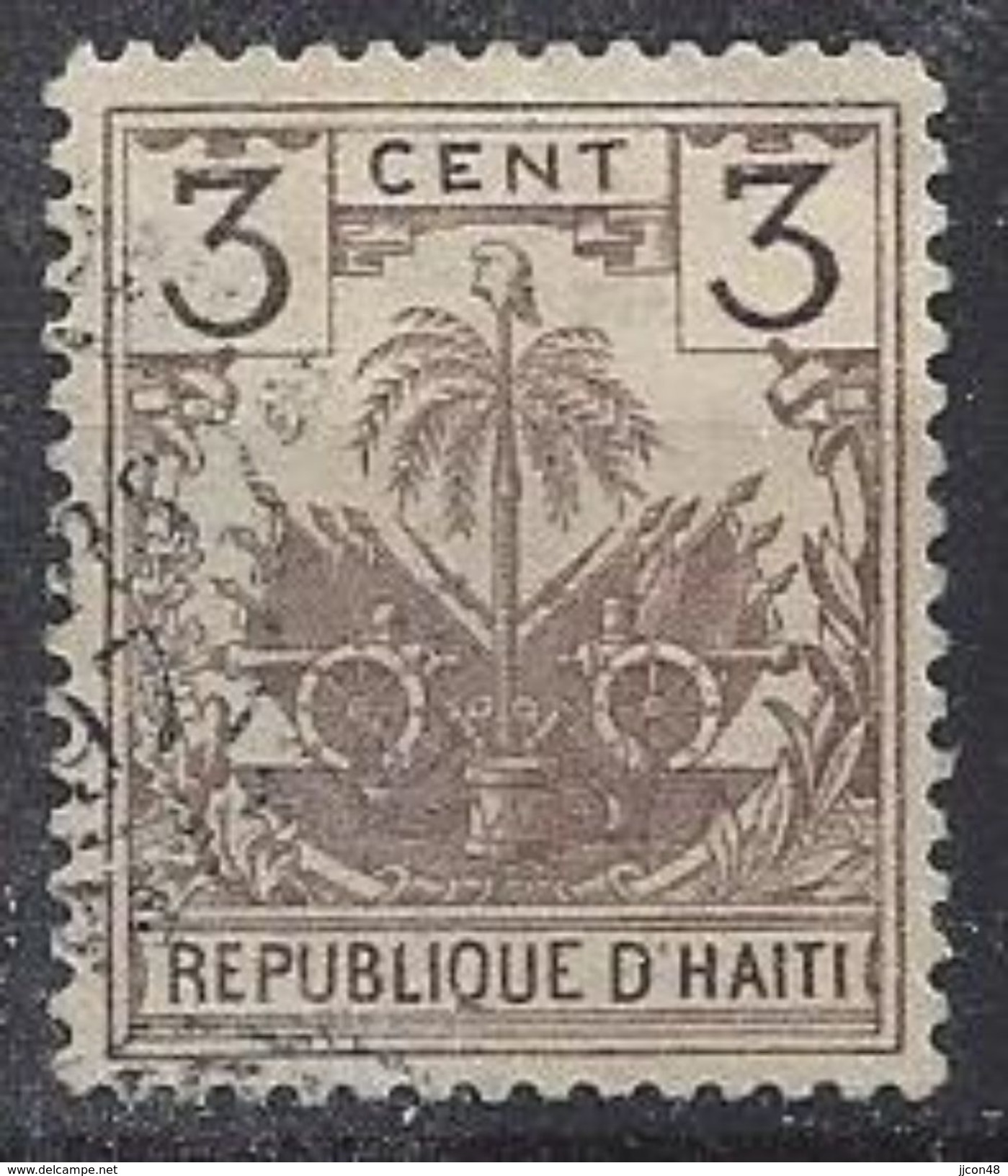 Haiti 1893  3c (o) - Haiti