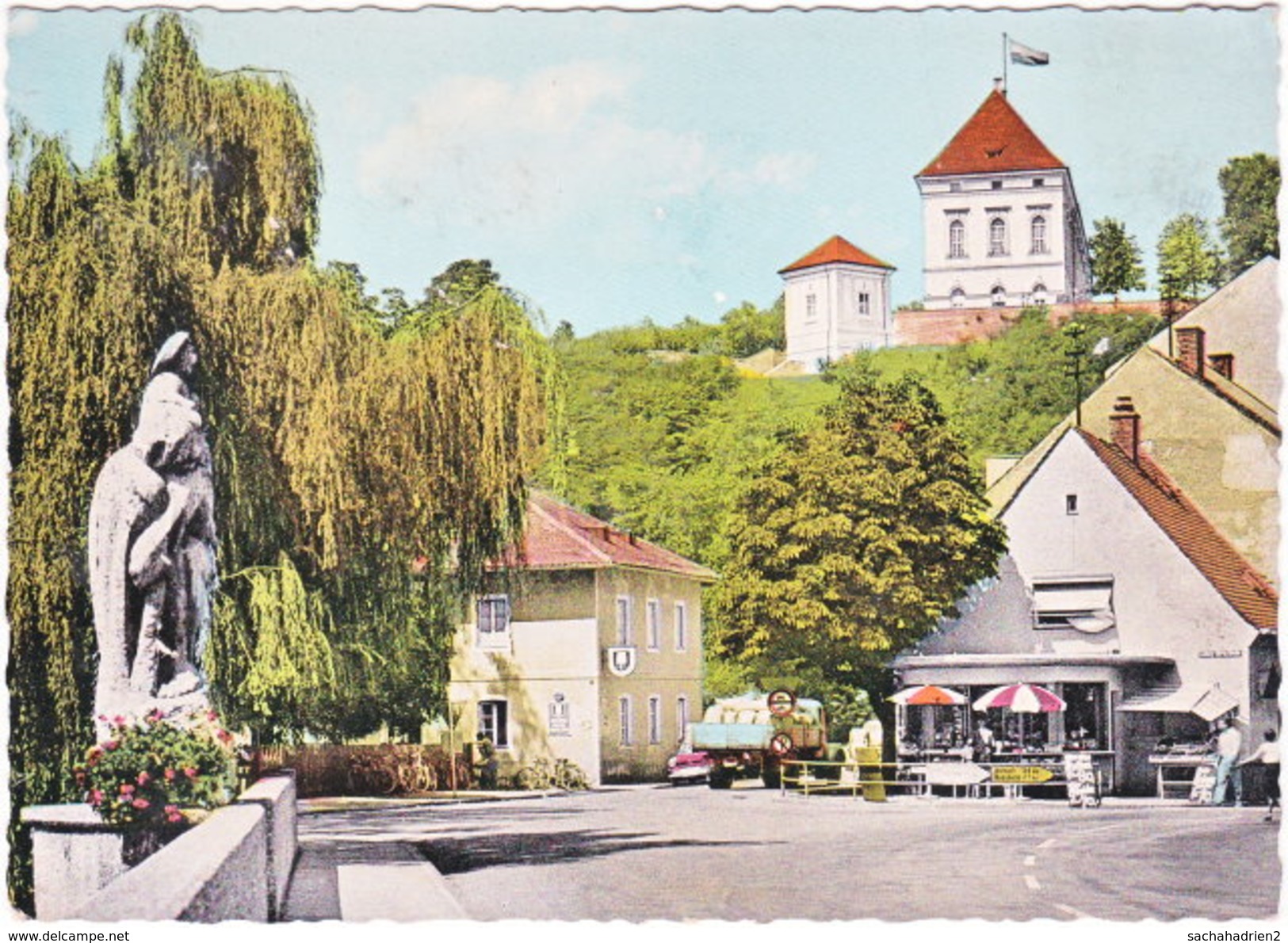 Gf. DACHAU. Amperbrücke Mit Schloss. 60 - Dachau