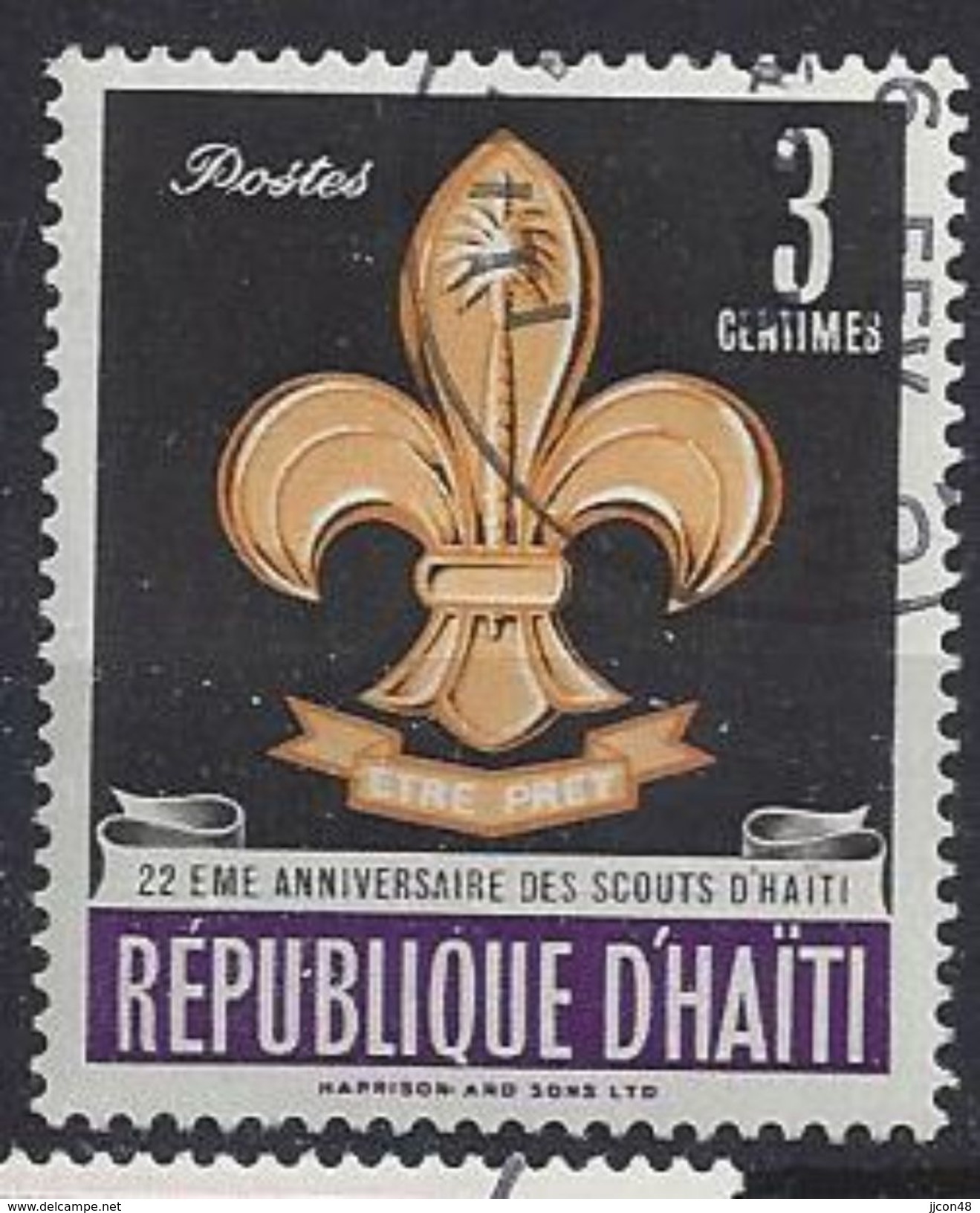 Haiti 1962 Boy Scout Movement  3c (o) - Haiti