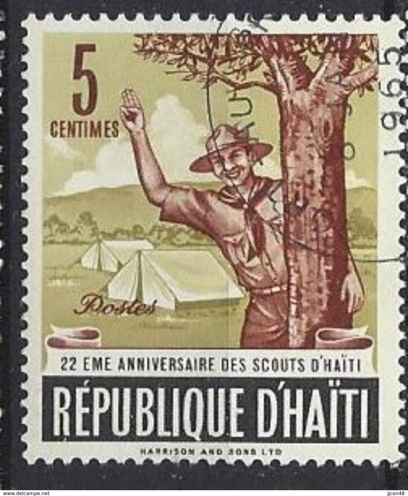 Haiti 1962 Boy Scout Movement  5c (o) - Haiti