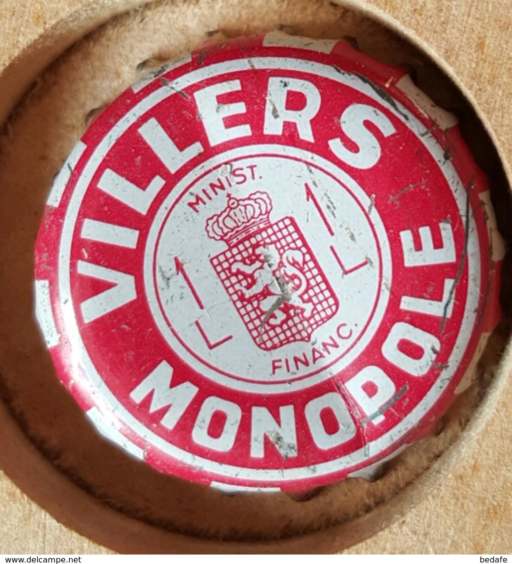 Vieille Capsules Kroonkurk VILLERS MONOPOLE - Soda