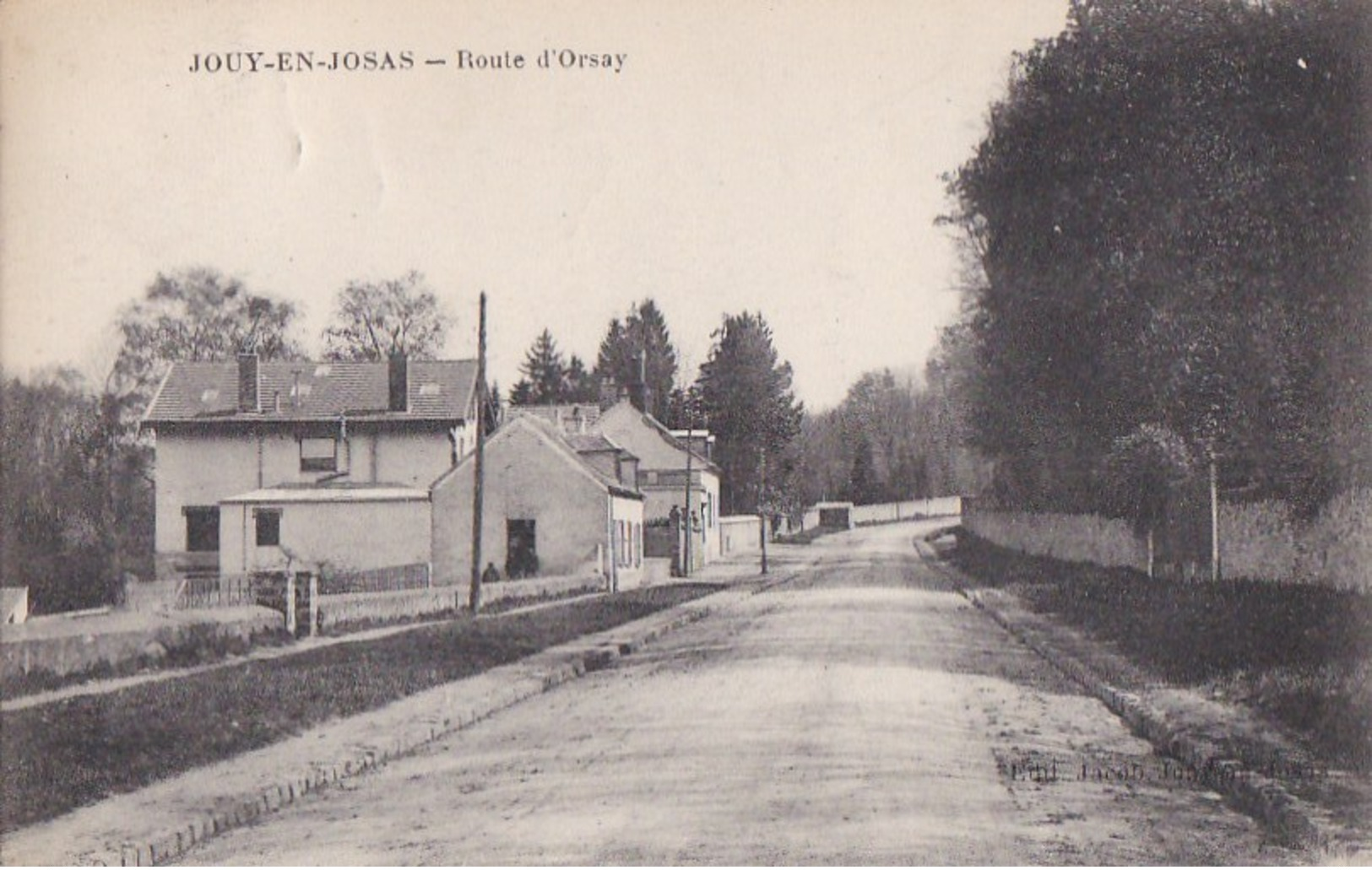78 JOUY En JOSAS  Coin Du VILLAGE   Maisons Route D' ORSAY Timbre 1915 - Jouy En Josas