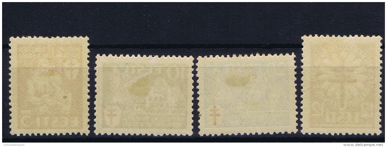 Estonia: Mi Nr 102 - 105 MH/* Falz/ Charniere   1933 - Estland