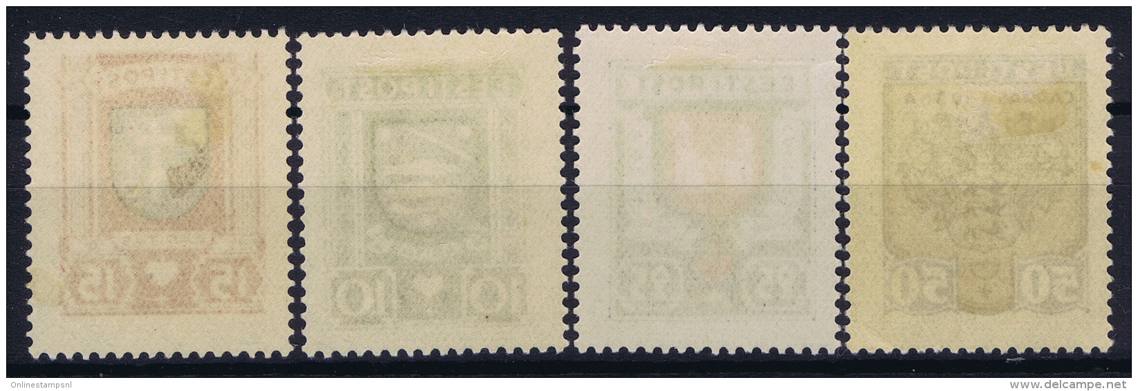 Estonia: Mi Nr 109 - 112 MH/* Falz/ Charniere   1936 - Estonie