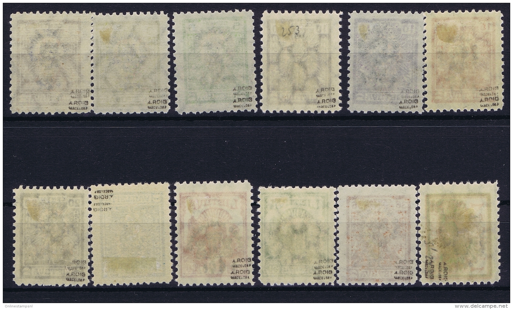 LITAUEN Lithuania 1926 Mi 257 - 267 + 260 X MH/* Falz/ Charniere - Litauen