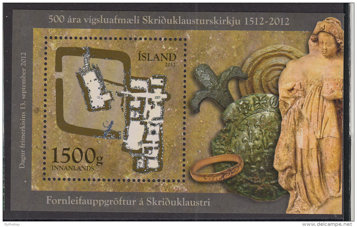 Iceland 2012 MNH Scott #1284 Souvenir Sheet Day Of The Stamp - Neufs