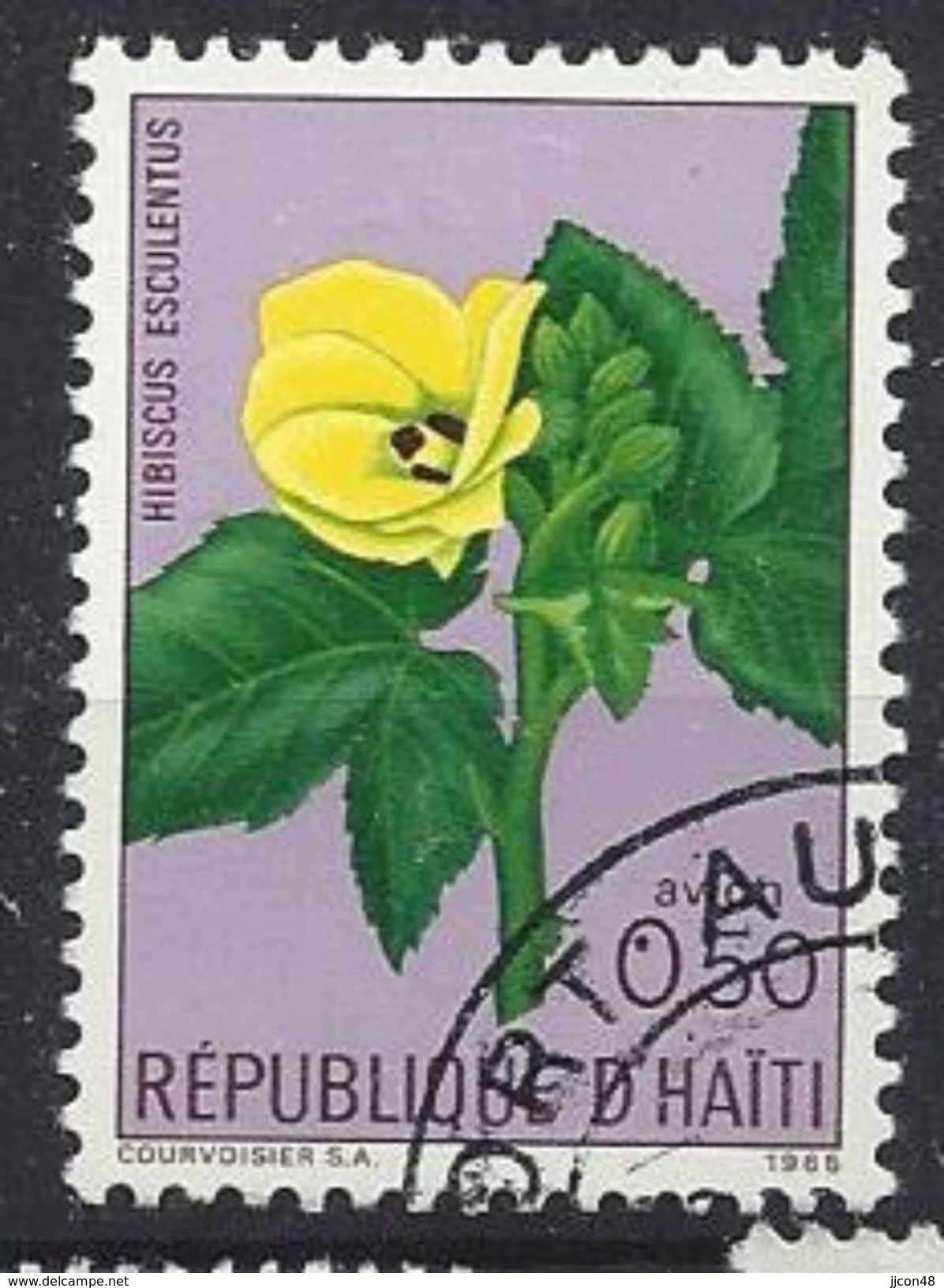 Haiti 1965 Flowers  50c (o) - Haïti