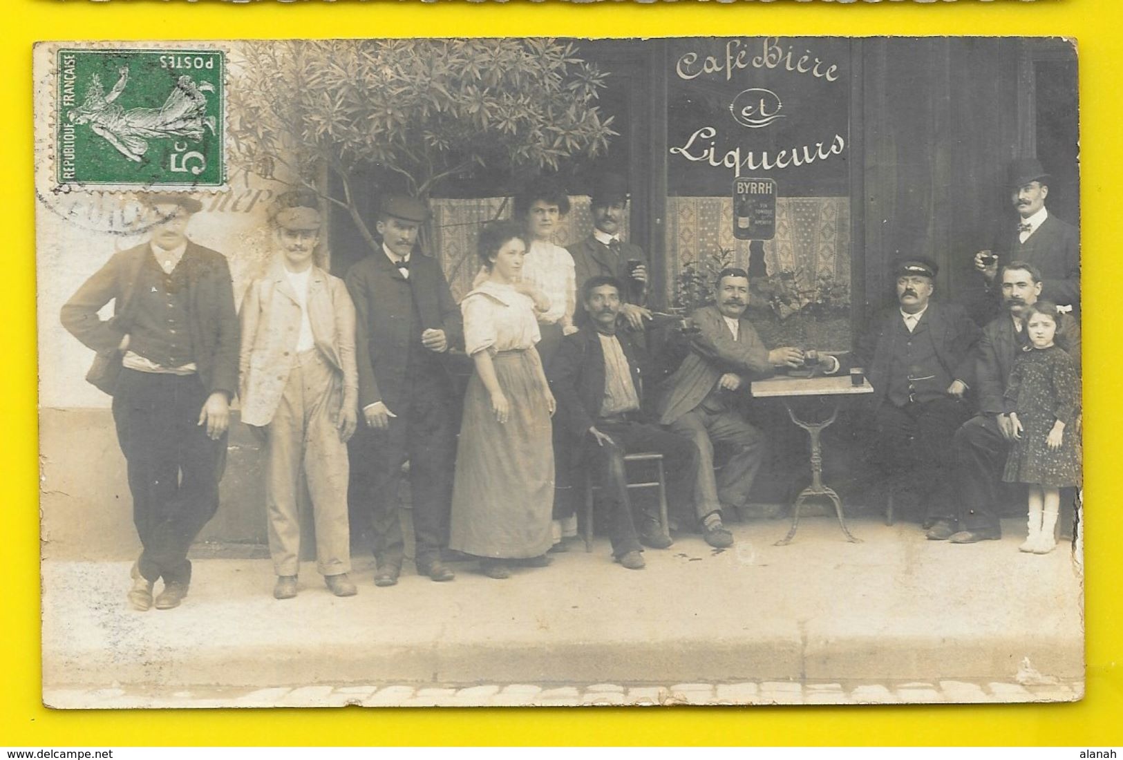 PARIS 12° Rue Claude Decaen? Carte Photo Café () (75) - Arrondissement: 13