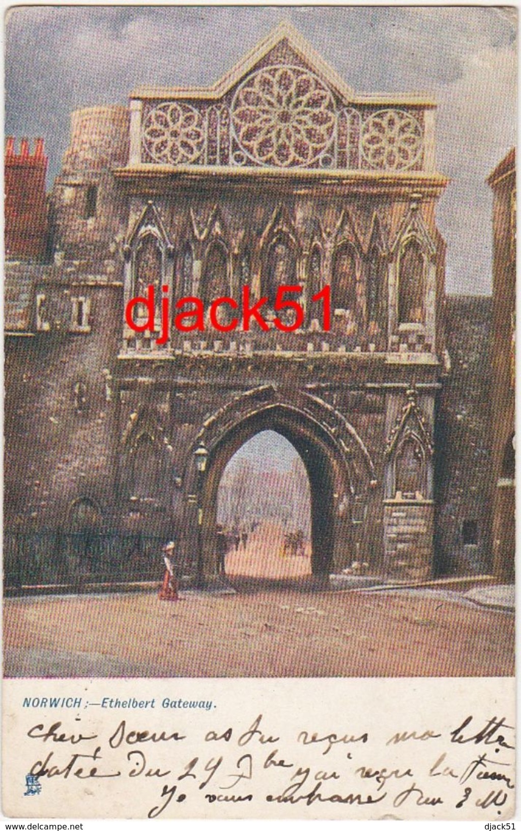 ROYAUME-UNI - NORWICH - Ethelbert Gateway - 1904 - Norwich