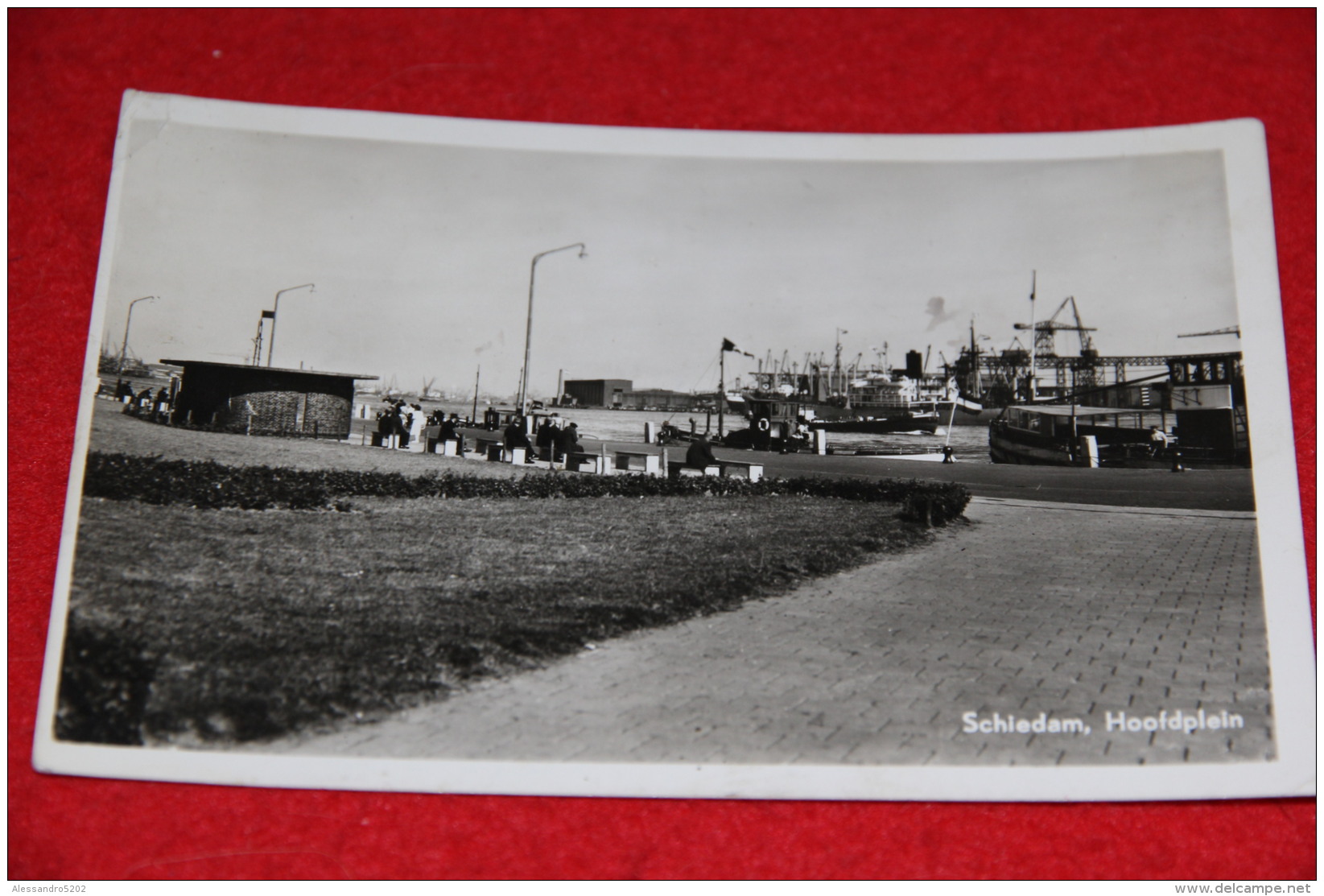 Zuid Holland Schiedam Hoofdplein 1955 - Schiedam