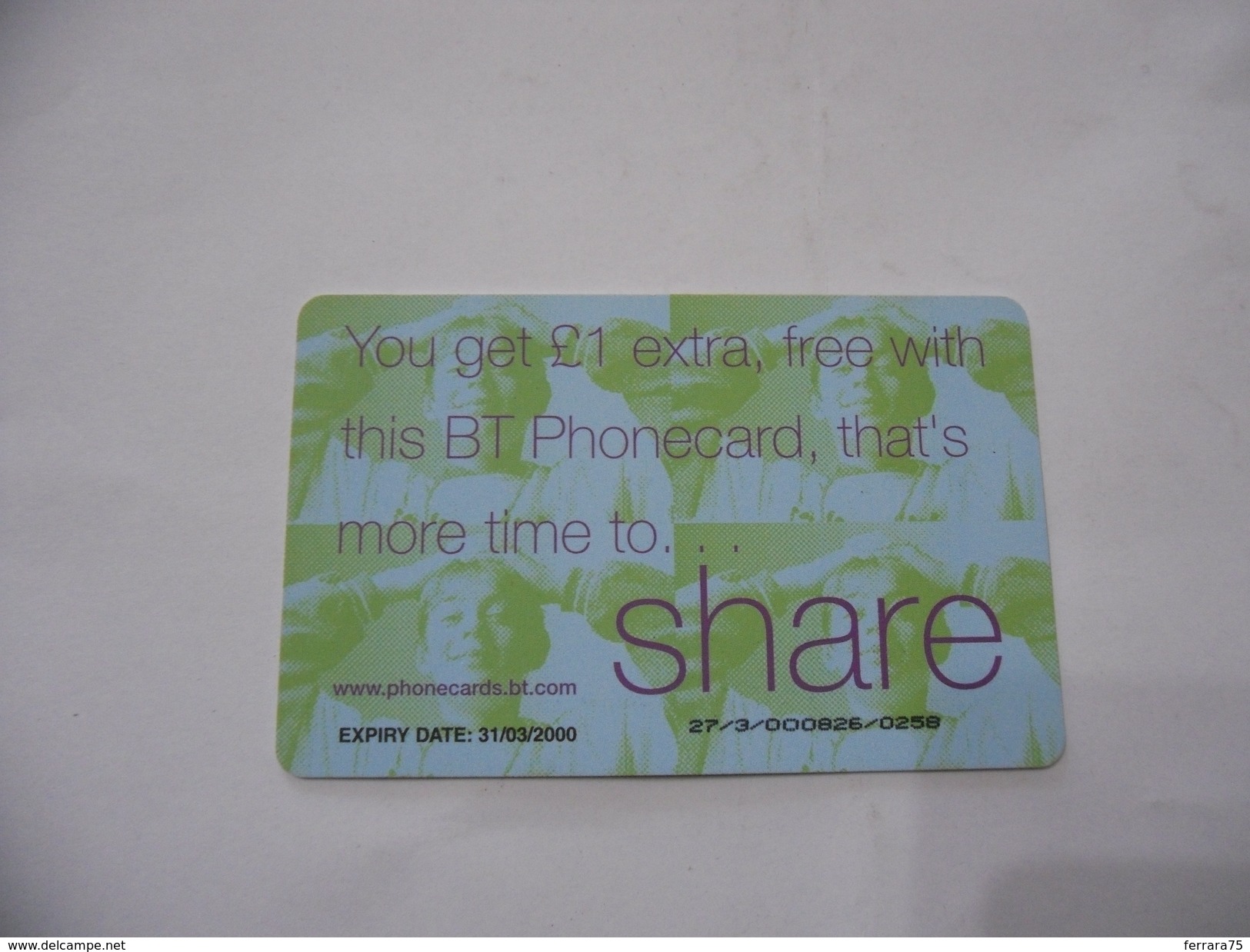 CARTA TELEFONICA PHONE CARD SHARE.BT. - Other - Europe