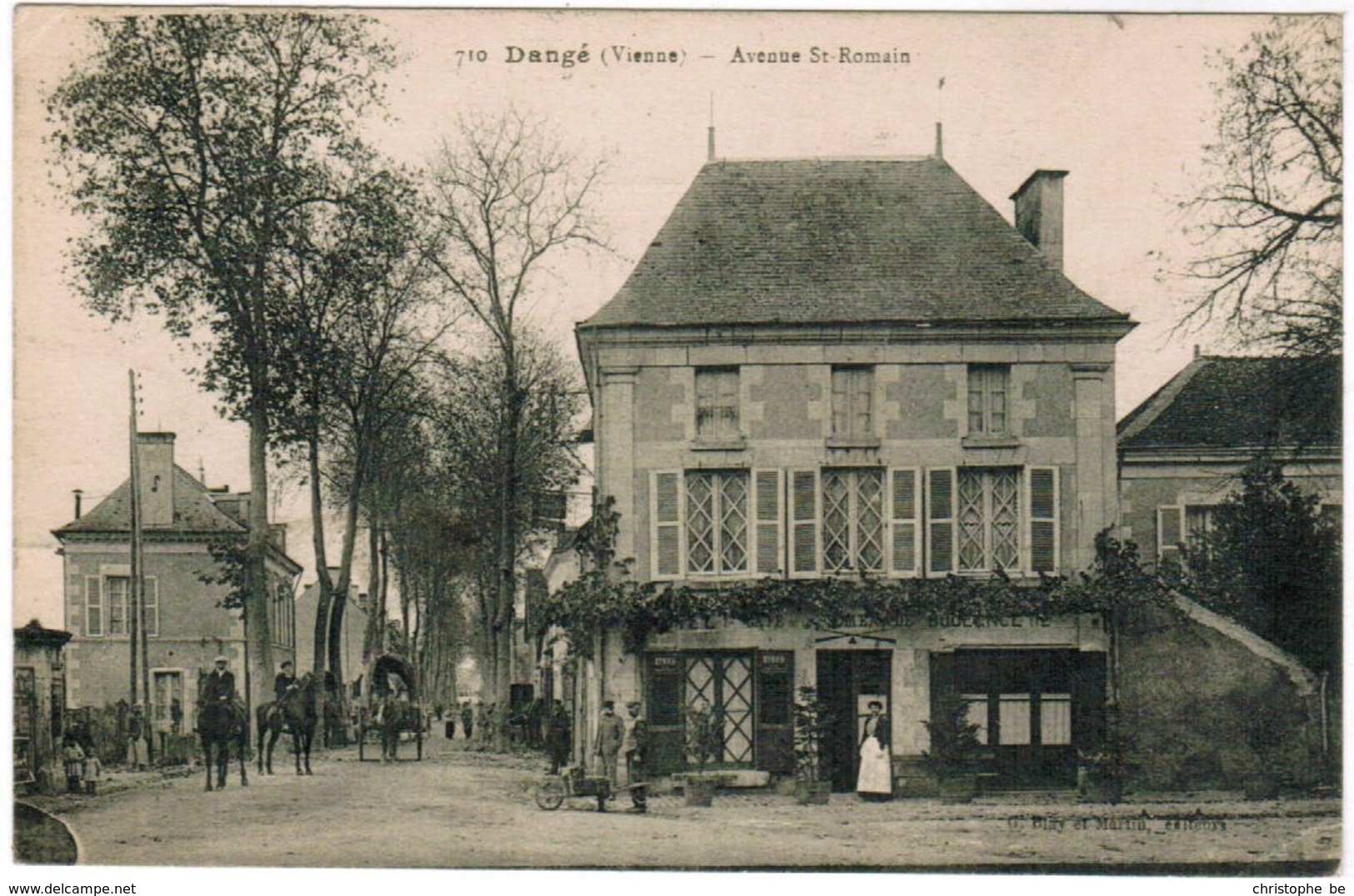 CPA Dangé (Vienne) Avenue St Romain (pk35724) - Dange Saint Romain