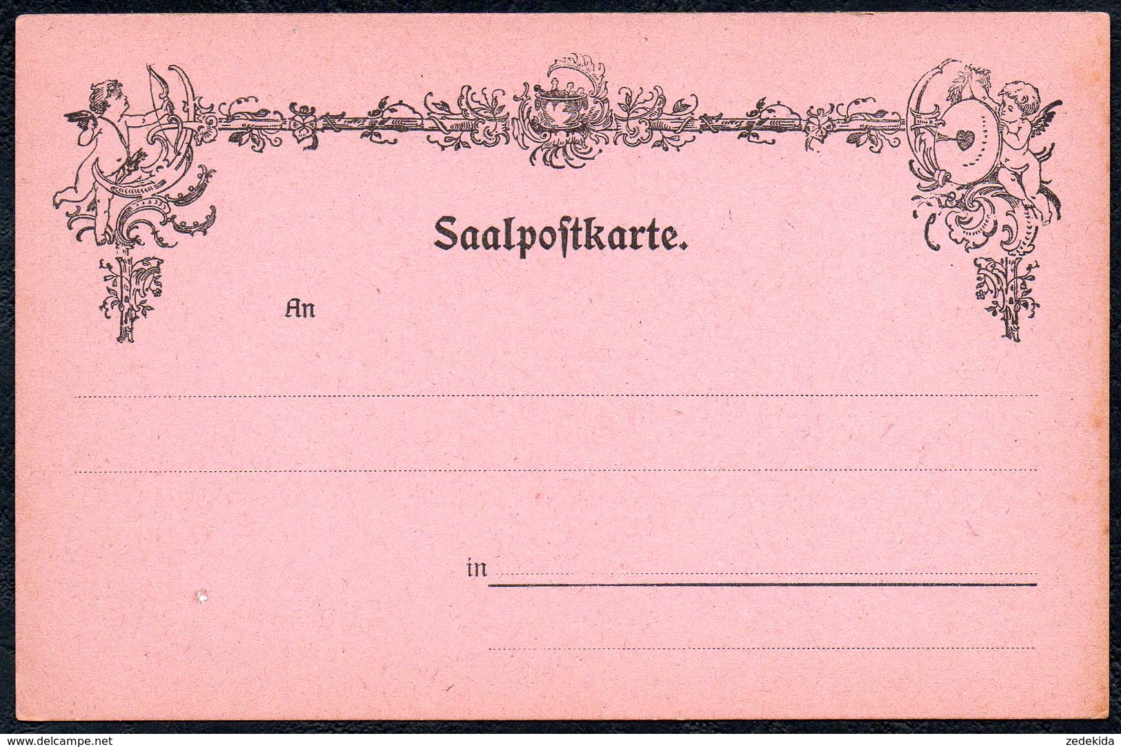 A7681 - Alte Saalpostkarte - Saalpost - Poste D Amour - Blanko - Tanz