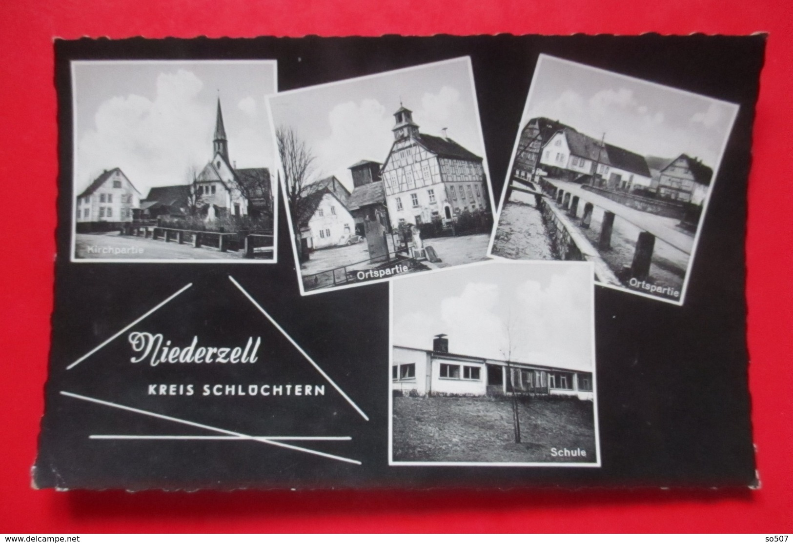 I1- Germany Postcard-Niederzell Kreis Schluchtern - Schluechtern