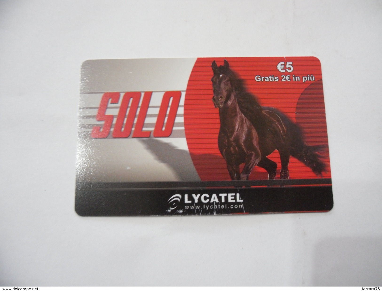 CARTA TELEFONICA PHONE CARD LYCATEL. - Other - Europe