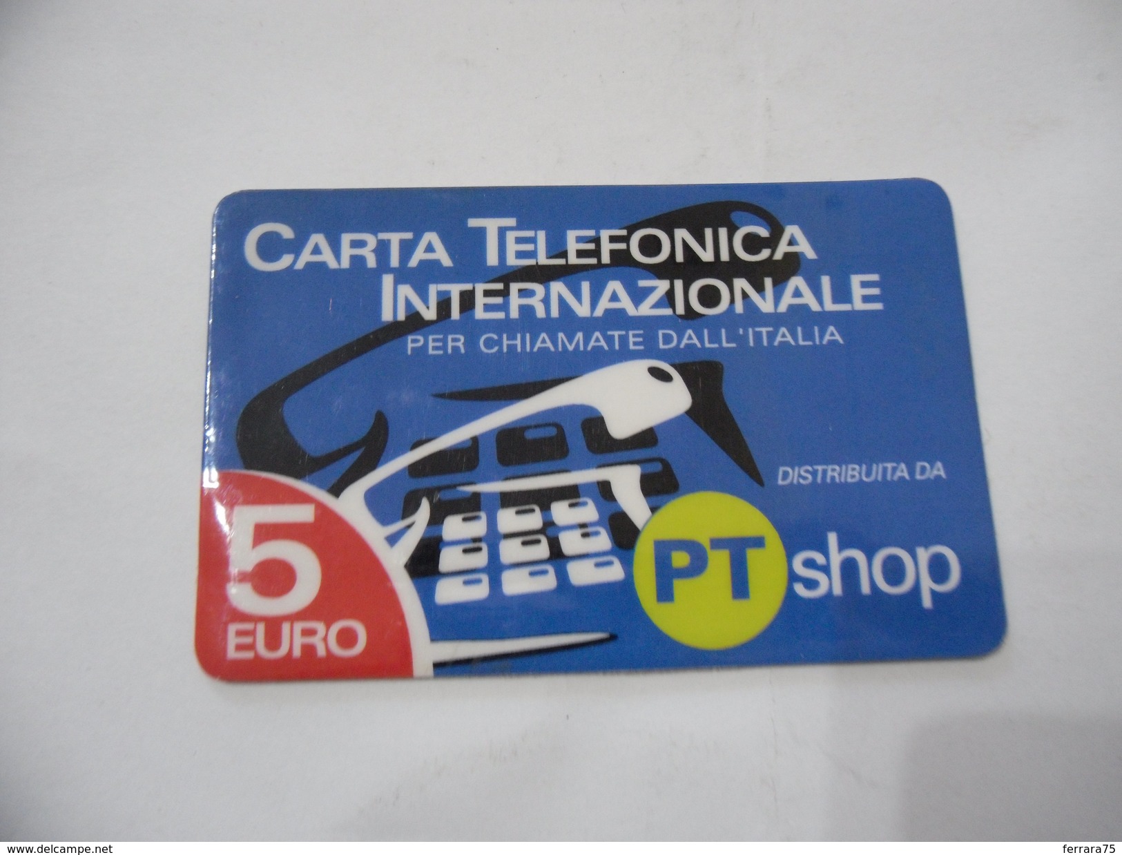 CARTA TELEFONICA PHONE CARD  PT SHOP. - Other - Europe