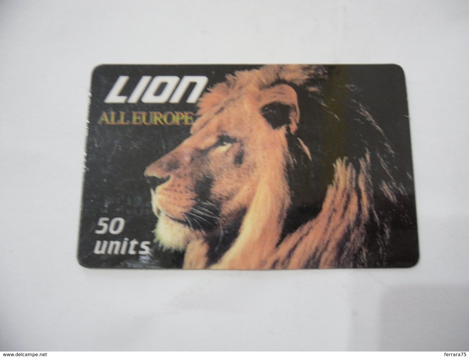 CARTA TELEFONICA PHONE CARD  LION ALL EUROPE. - Other - Europe