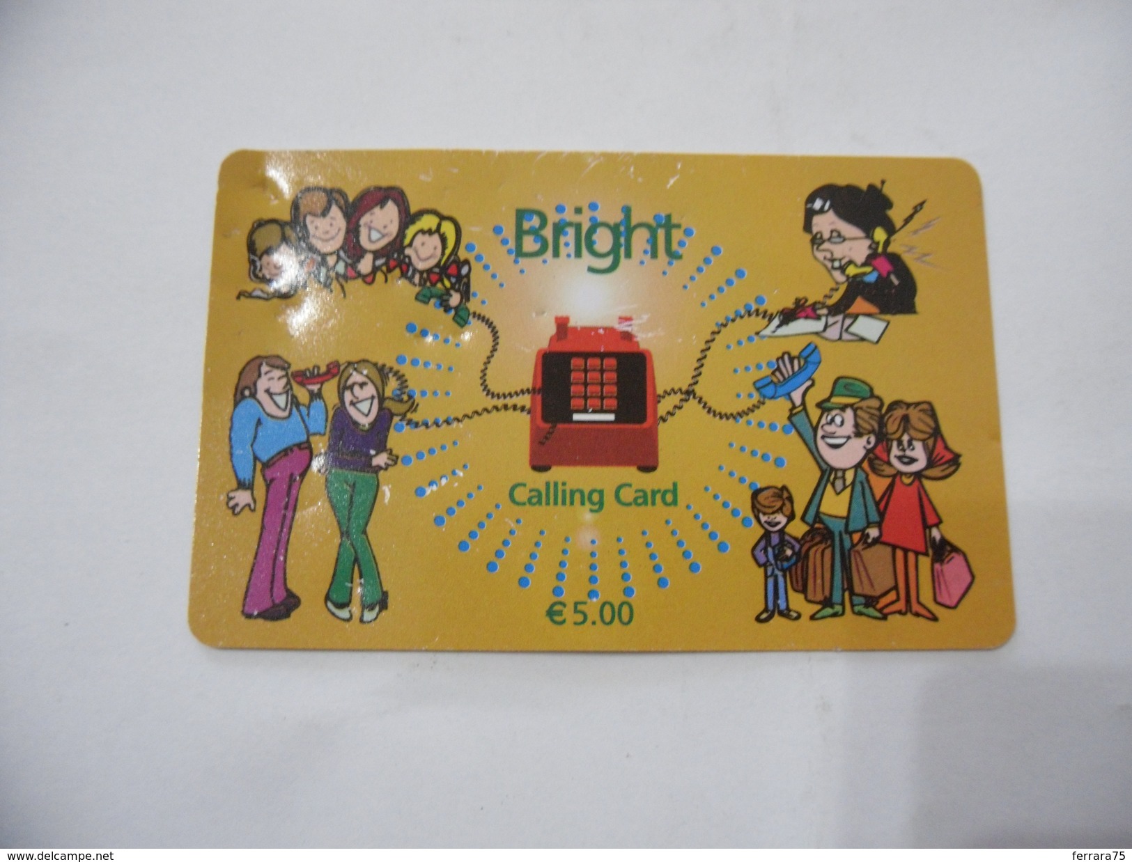 CARTA TELEFONICA PHONE CARD  BRIGHT. - Other - Europe