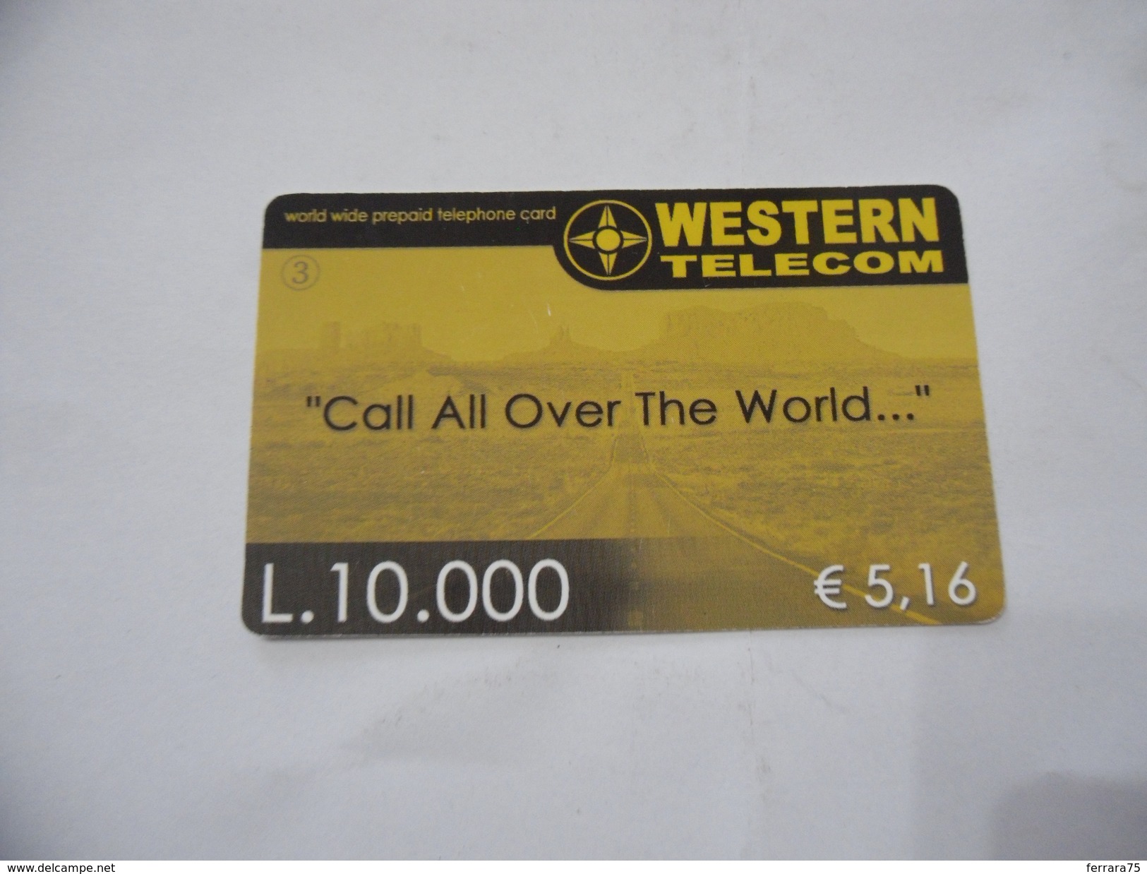 CARTA TELEFONICA PHONE CARD WESTERN TELECOM. - Otros – Europa