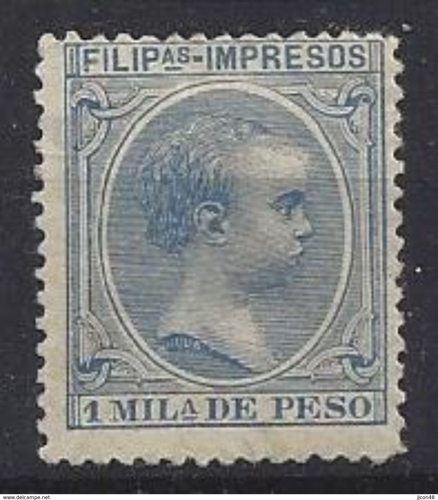 Philiipines 1896 "Baby" 1m (*) MH - Philippines