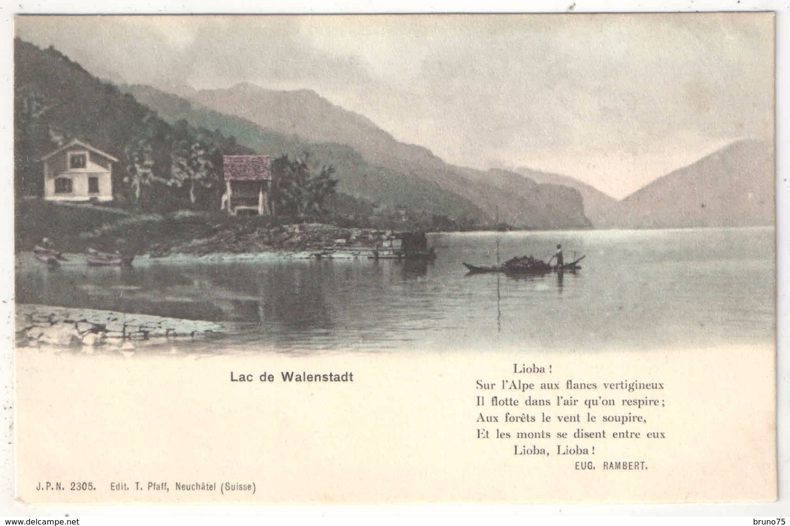 LAC DE WALENSTADT - Pfaff 2305 - Walenstadt