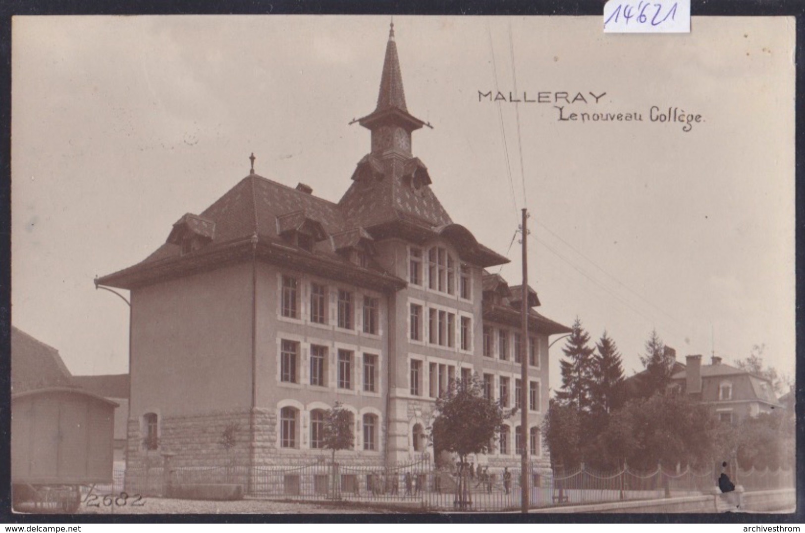 Malleray Le Nouveau Collège (amincissements Aux Bords Et Manque En Bas à Dte : Scan) (14'621) - Malleray