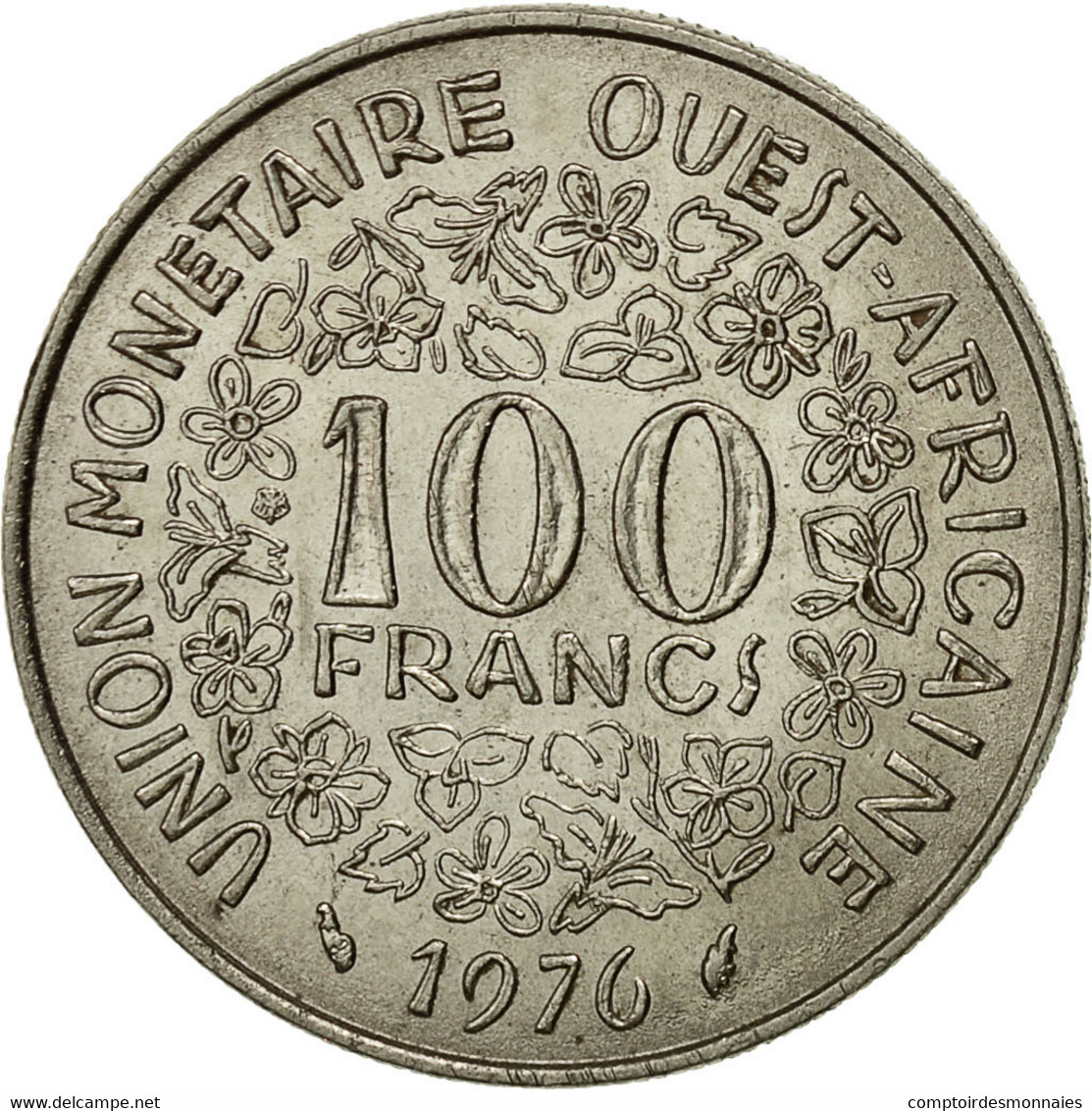 Monnaie, West African States, 100 Francs, 1976, Paris, SUP, Nickel, KM:4 - Côte-d'Ivoire