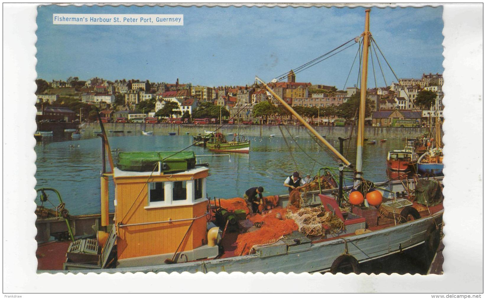 Postcard - Fisherman's Harbour St.Peter Port, Guernsey - Card No.g276 - Very Good - Unclassified