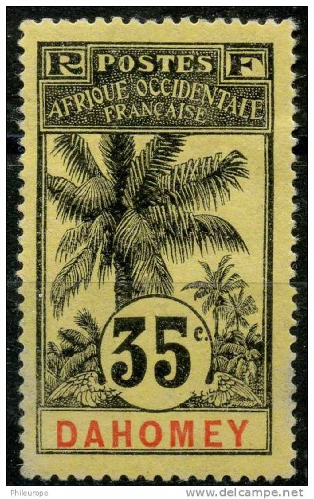 Dahomey (1906) N 26 * (charniere) - Autres & Non Classés