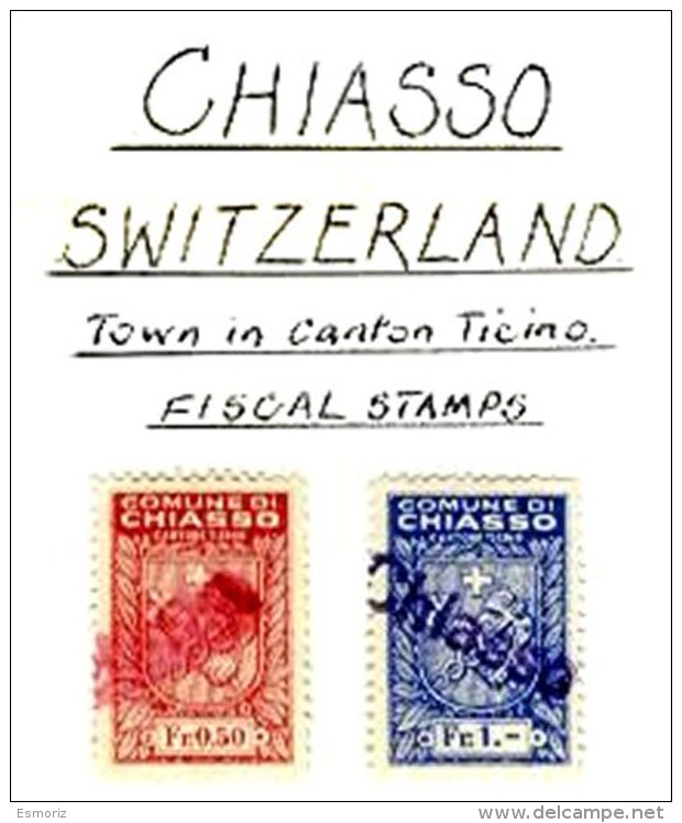 SWITZERLAND, Chiasso, Used, F/VF - Fiscaux