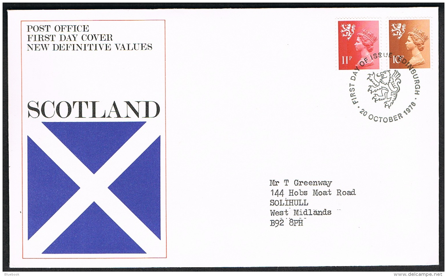 RB 1173 -  GB 1976 Wales Scotland &amp; N.I. 10p &amp; 11p Regional Stamps 3 X FDC First Day Covers - 1971-1980 Decimal Issues