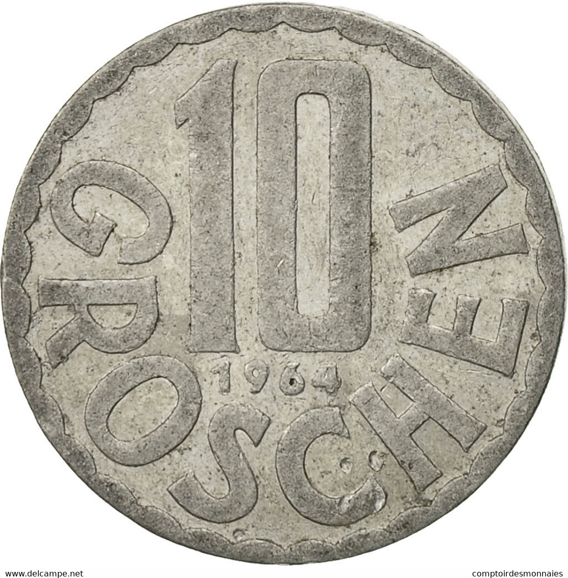 Monnaie, Autriche, 10 Groschen, 1964, Vienna, TTB, Aluminium, KM:2878 - Autriche