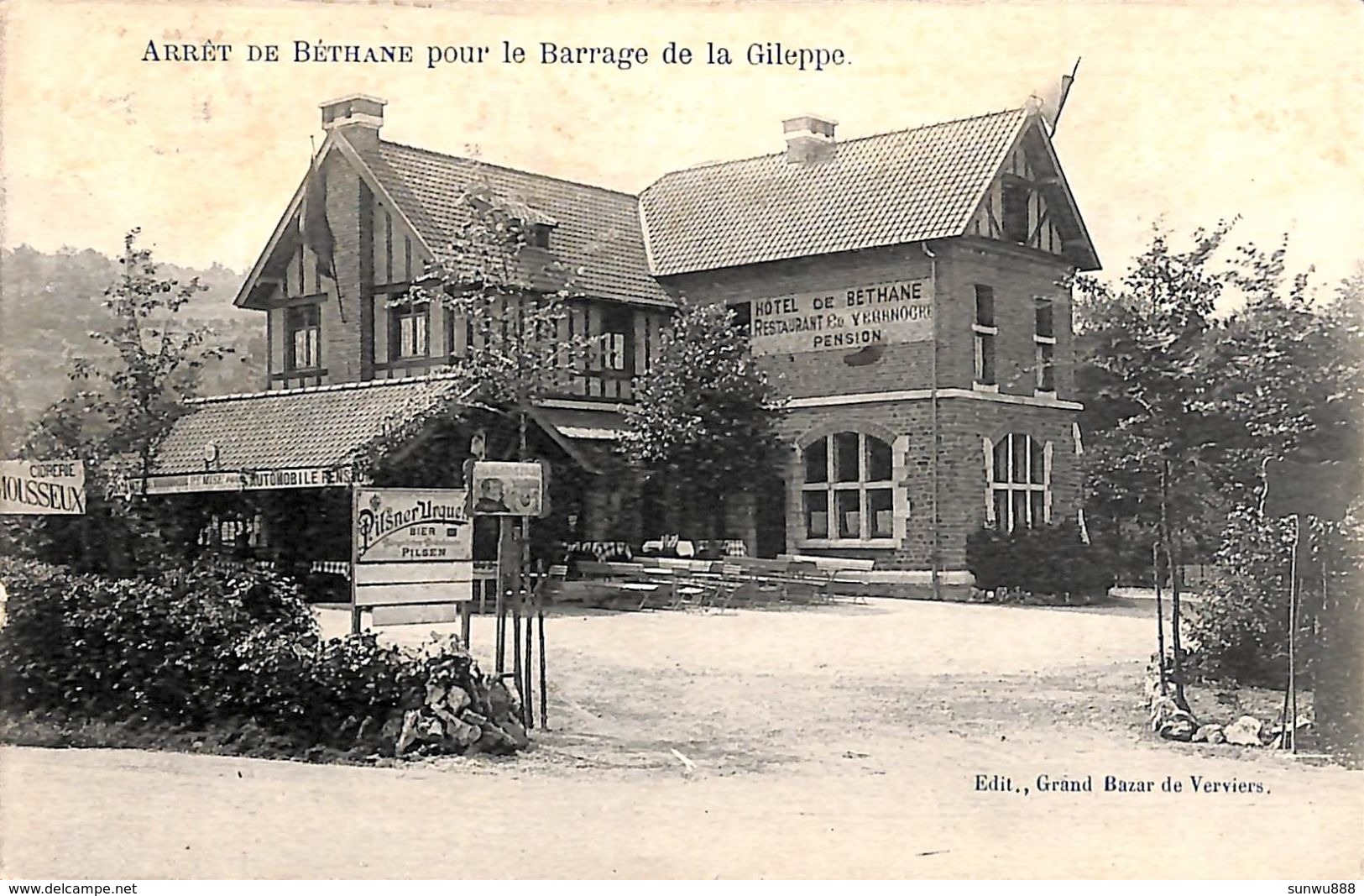 Arrêt De Béthane Pour Le Barrage De La Gileppe (précurseur) - Autres & Non Classés