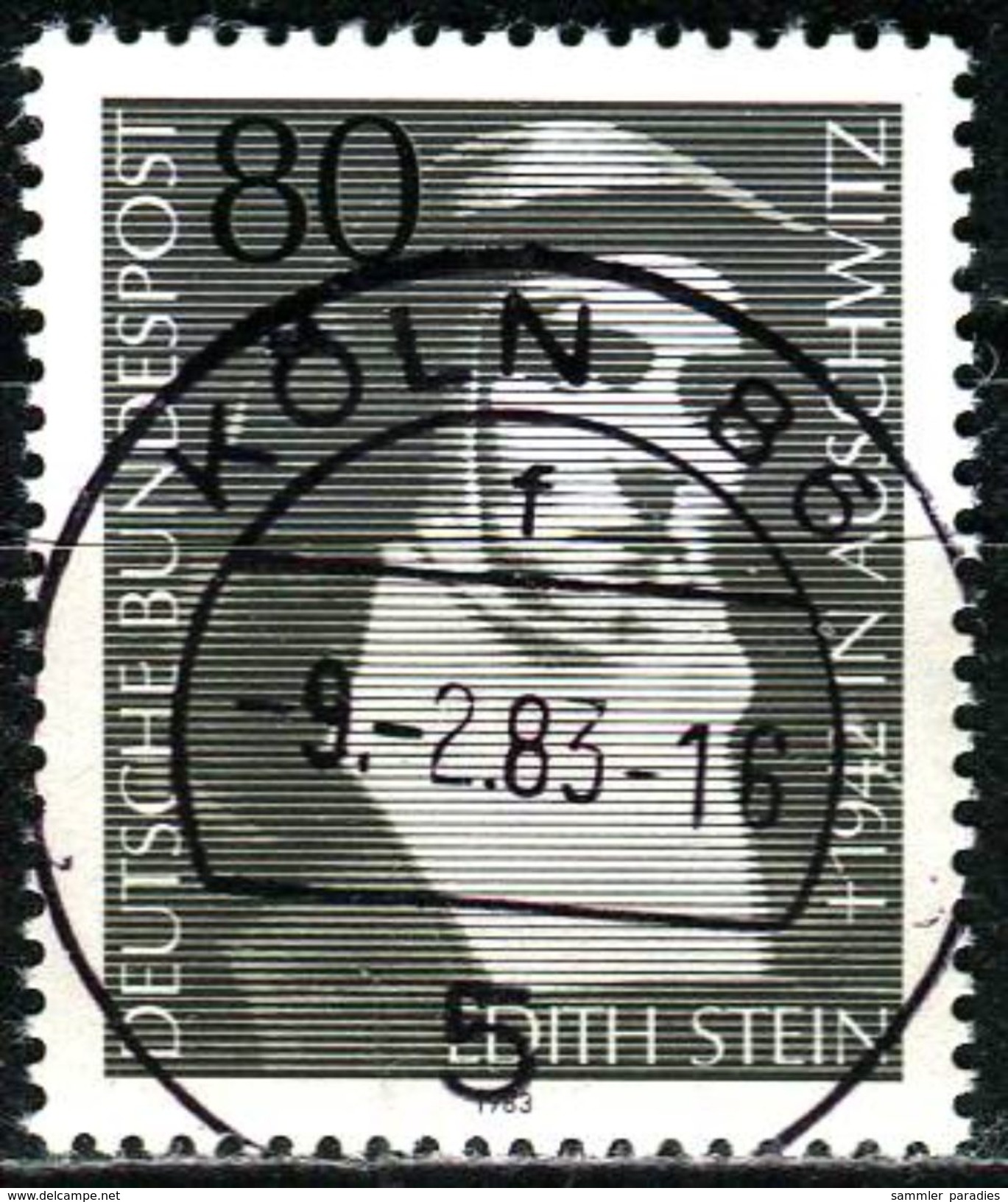 BRD - Michel 1162 - OO Gestempelt (D) - 80Pf  Edith Stein - Used Stamps