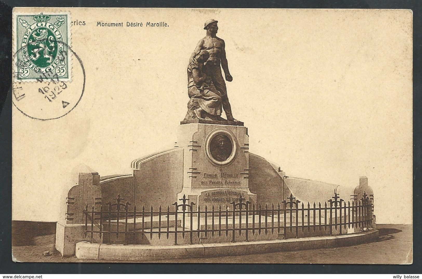 +++ CPA - FRAMERIES - Monument Désiré Maroille  // - Frameries