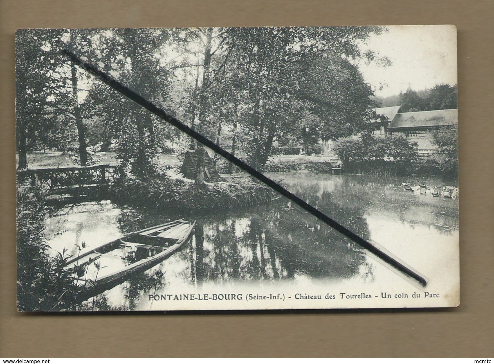 CPA   - Fontaine Le Bourg  -(Seine Inf.) - Château Des Tourelles - Un Coin Du Parc - Altri & Non Classificati