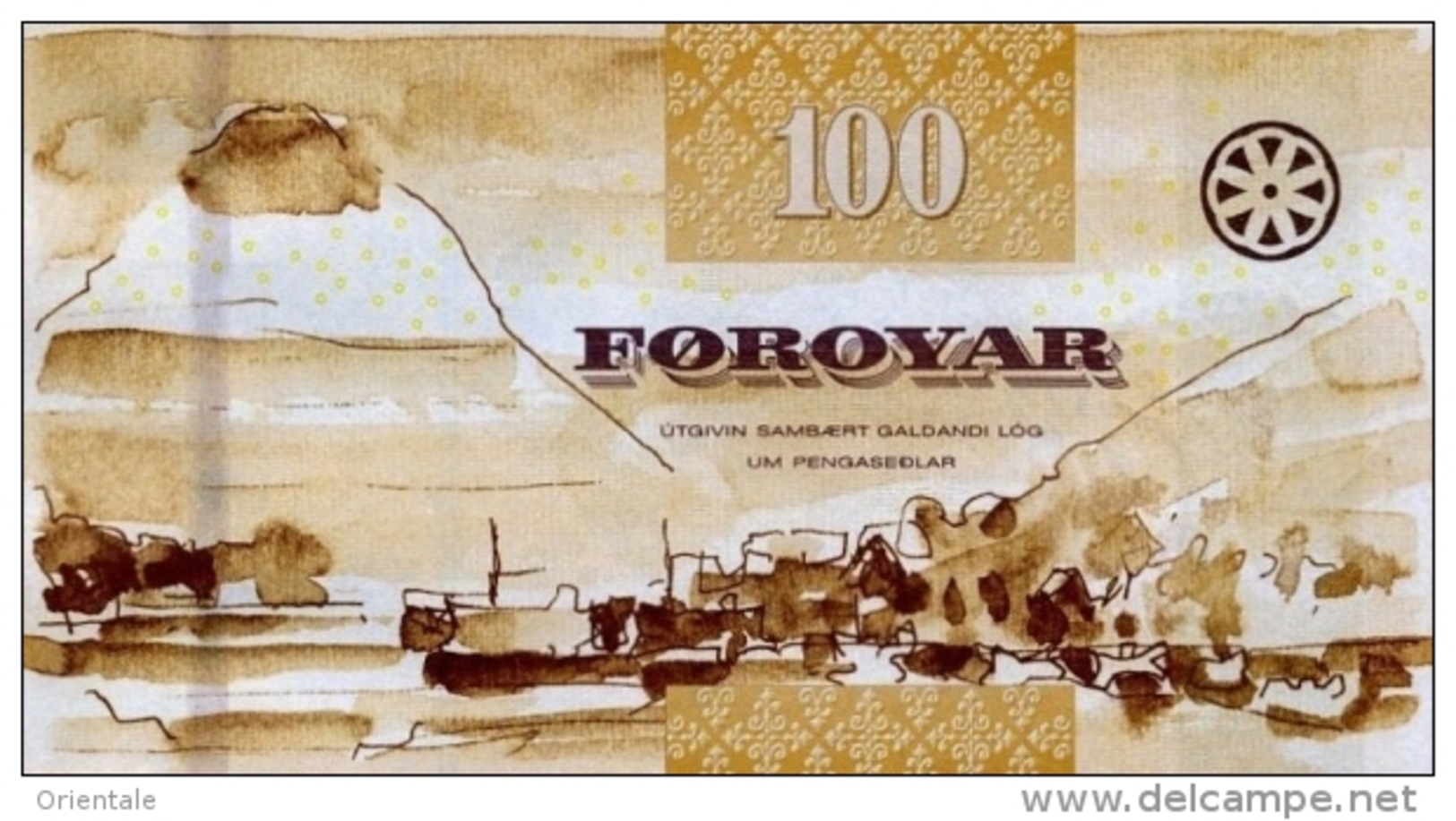 FAEROE P. 30 100 K 2011 UNC - Faroe Islands