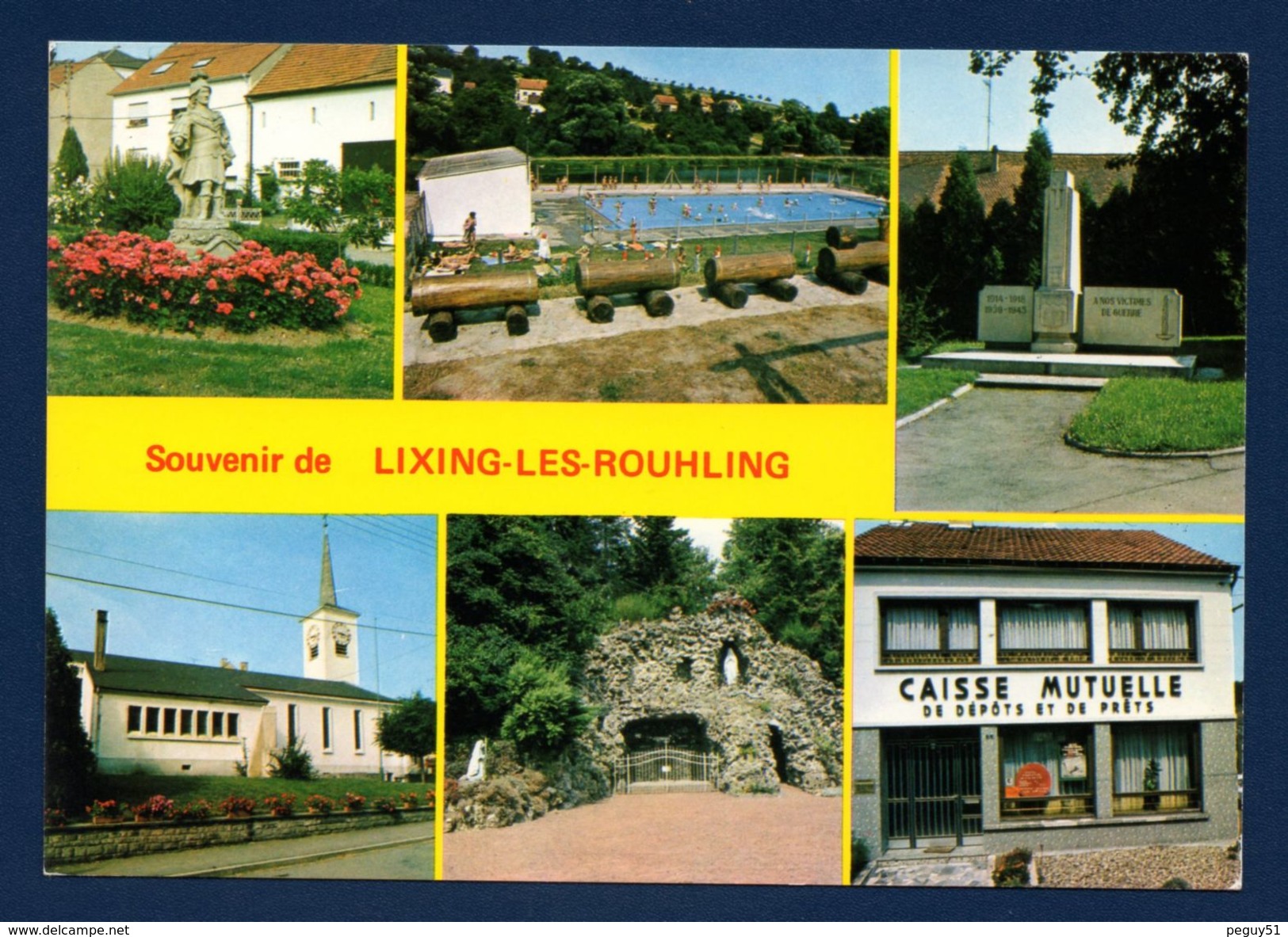 57. Lixing-lès-Rouhling. Multi-vues, Voir Descriptions . 1987 - Autres & Non Classés