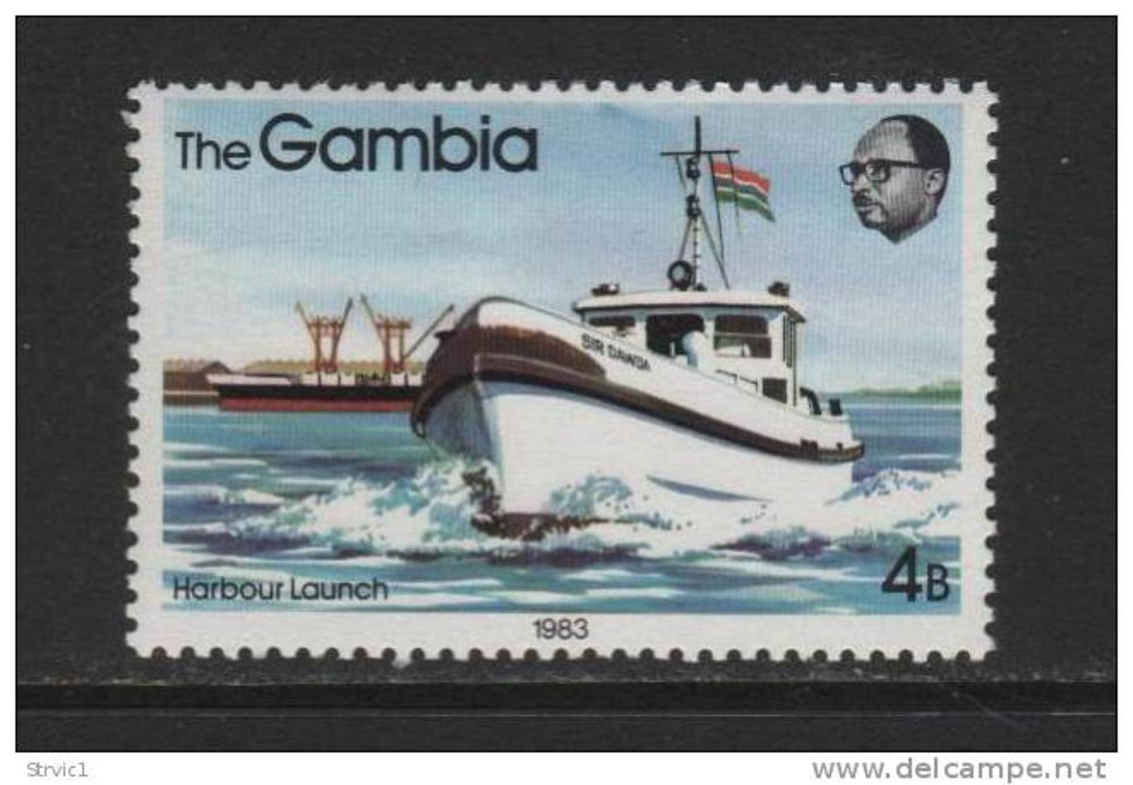 Gambia, Scott # 468 MNH  Riverboats, 1983 - Gambia (1965-...)