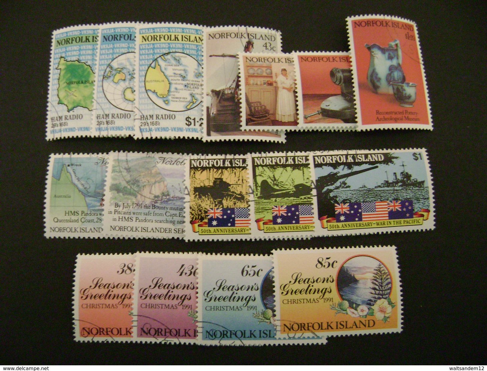 Norfolk Island 1991 Commemorative Issues - Used - Norfolk Island