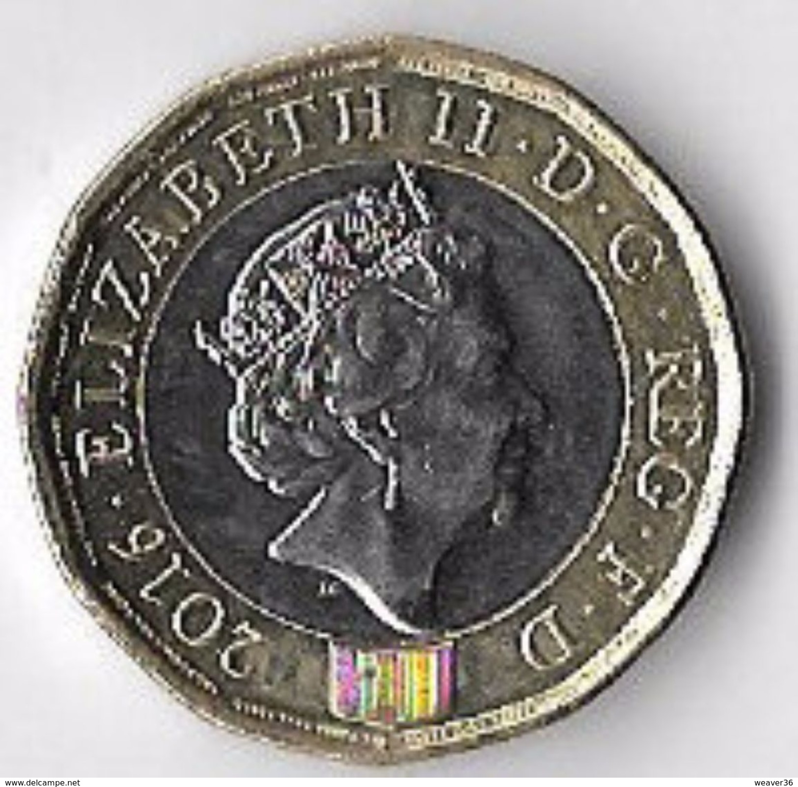 United Kingdom 2016 £1 New Type (3) [C625/2D] - 1 Pound