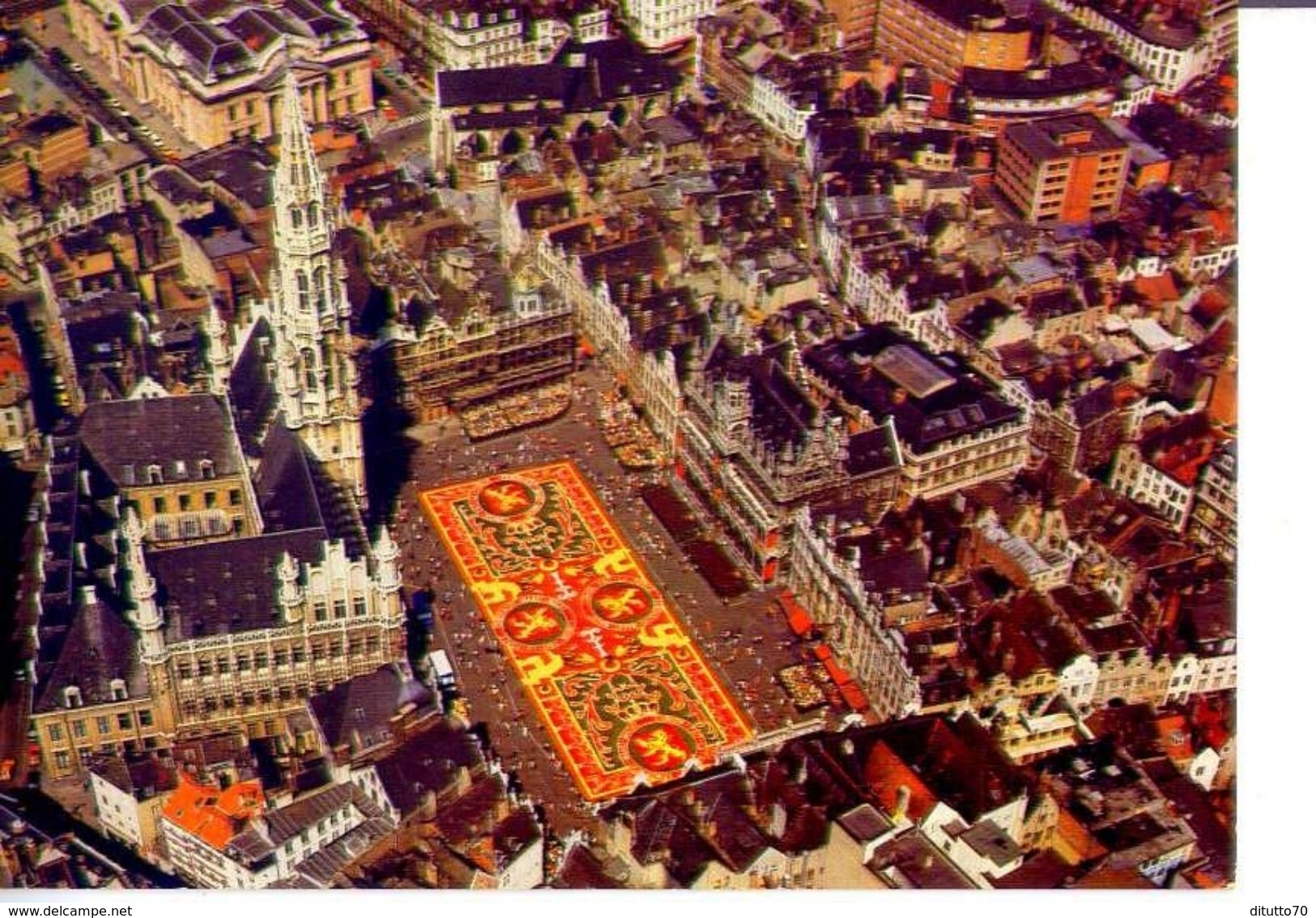 Bruxelles - Brussel - Grand Place - Tapis De Fleurs - 100-257 - Formato Grande Viaggiata – Ar - Altri & Non Classificati