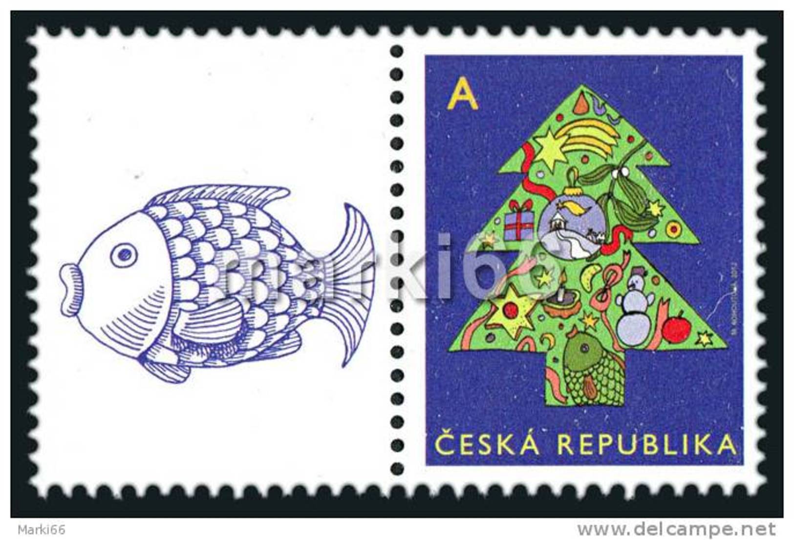 Czech Republic - 2012 - Christmas - Mint Stamp - Neufs