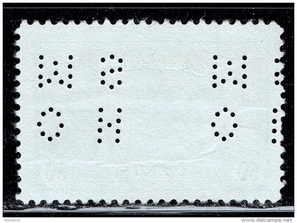 4-hole OHMS  50&cent; Lumbering   Sc  )272  Used - Perforiert/Gezähnt